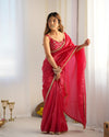 Premium Gold Crush Tissue Silk Ready-to-Wear Saree