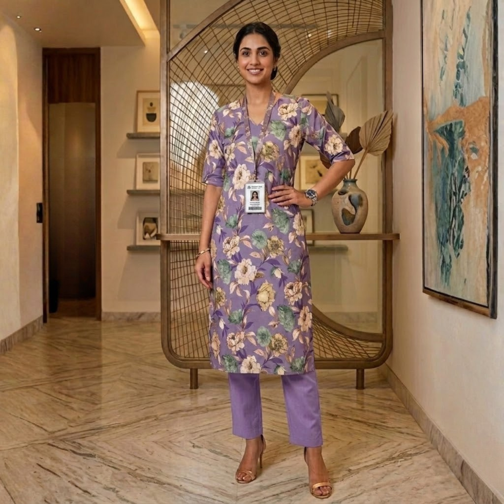 Stylish  Cotton Rayon 2 PCS  Set For Women 002