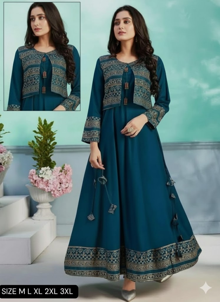 Stunning Rayon Cot Gown For Women