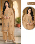 Heavy Chiffon with Sequence Embroidery & Khatli Work