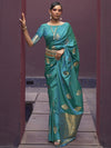 Satin Silk Banarasi Saree for Women