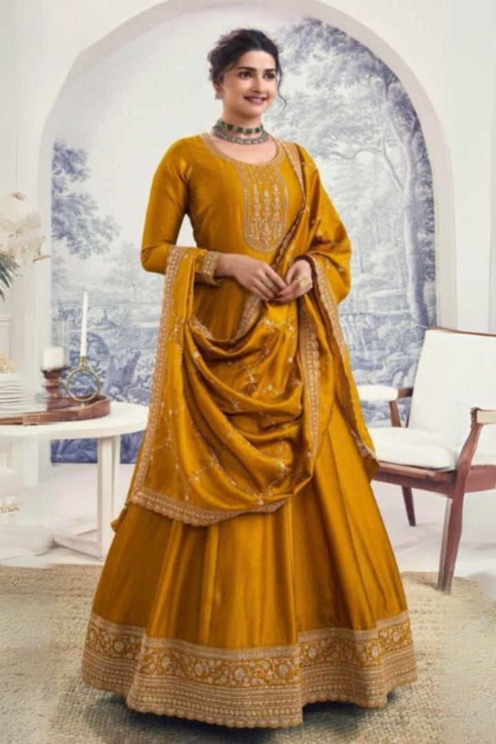 Georgette Silk Anarkali Suts