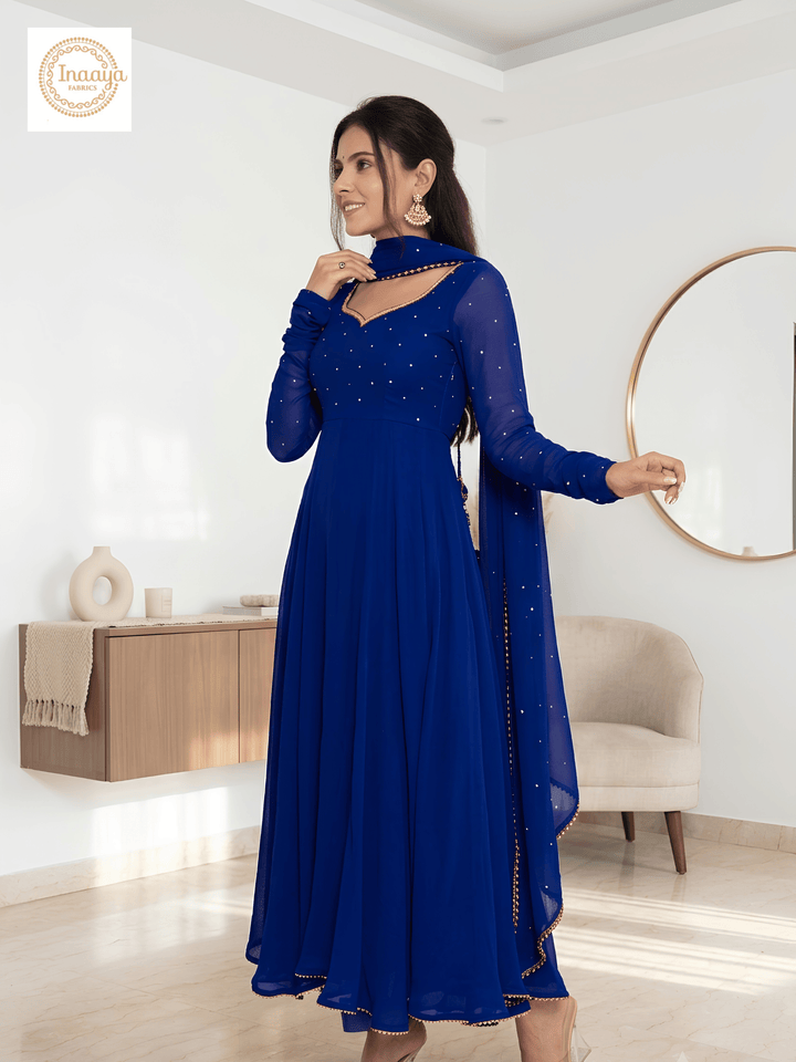 Anarkali Gown With Dupatta
