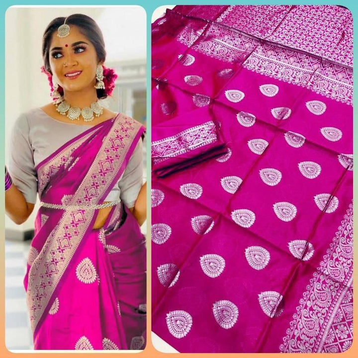 Flowing Silk Elegant Saree For Women