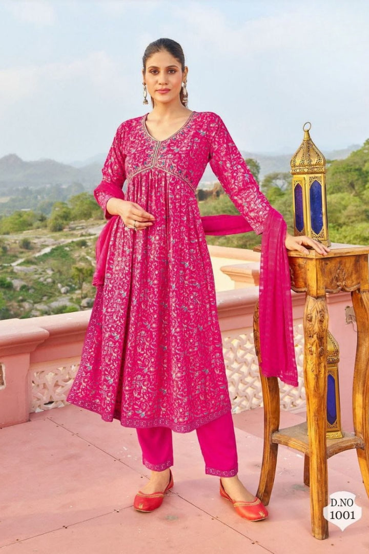 Readymade Kurtis with Bottom and Dupatta