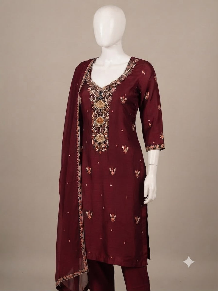 Maroon dummy