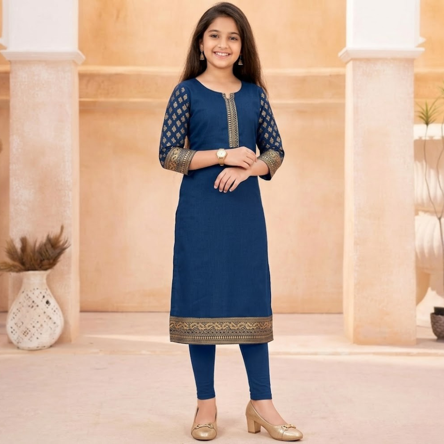 Stylish Cotton Kurti for Kids