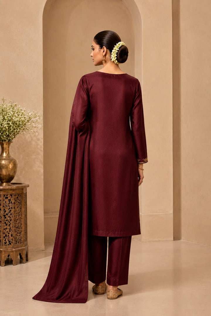 Maroon back