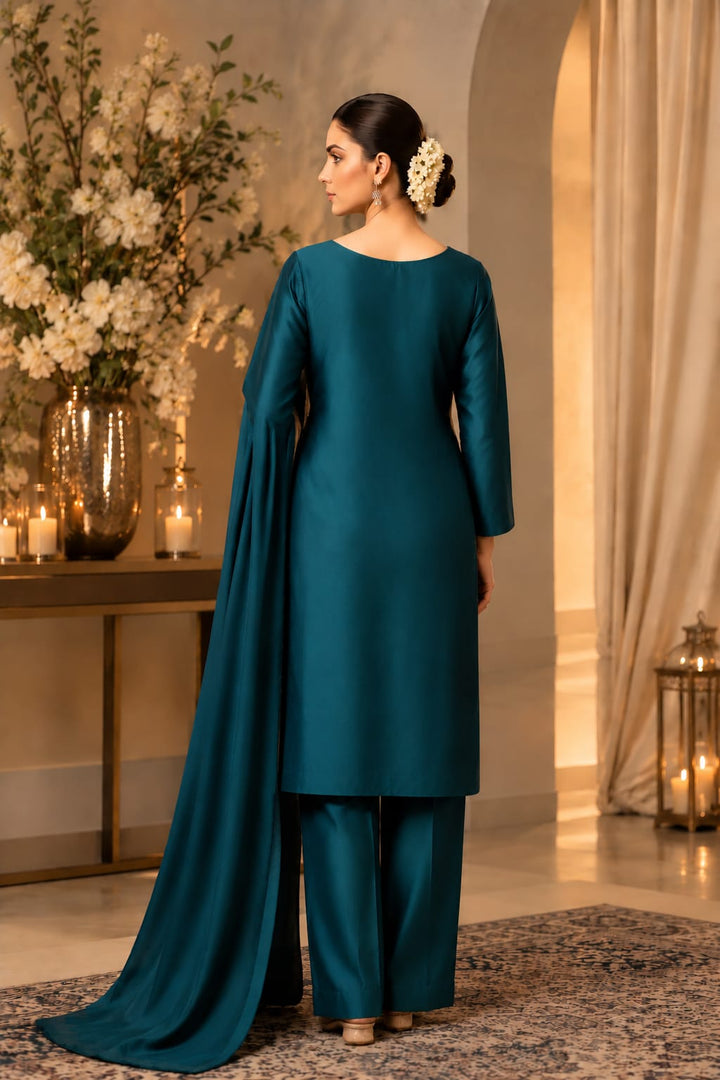 Teal back