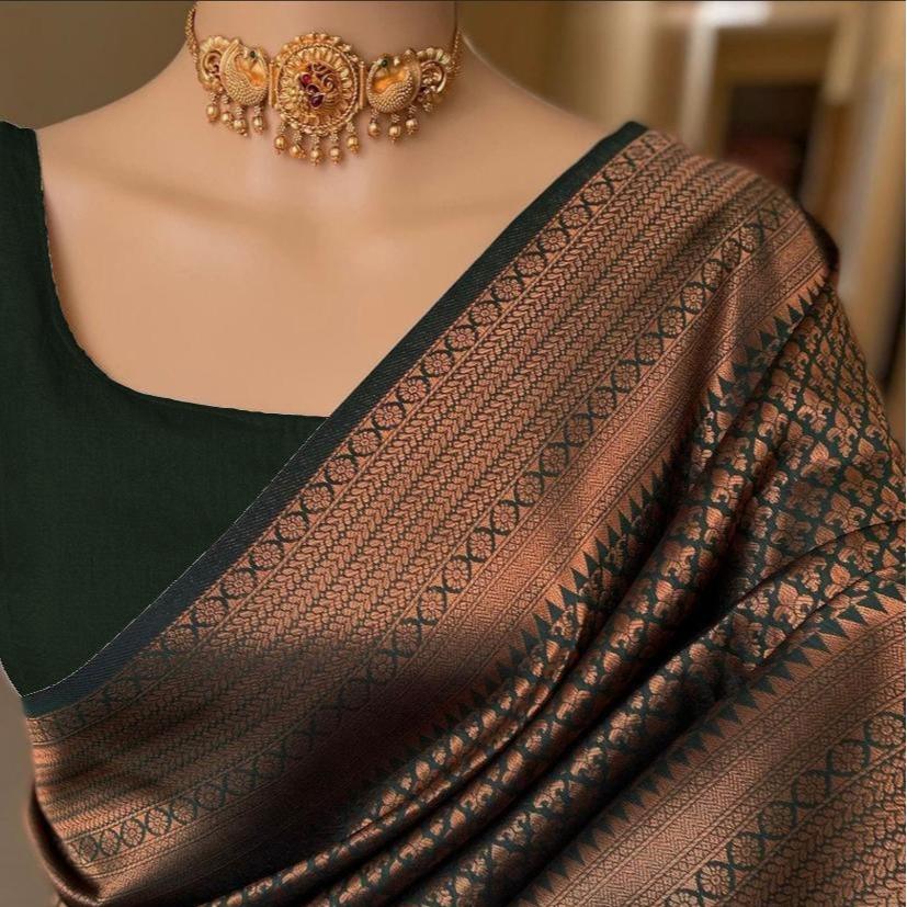Elegant Banarasi Silk Saree For Women