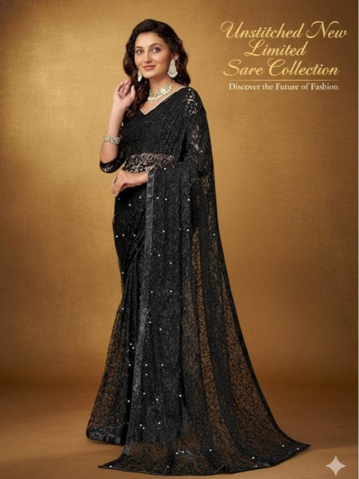 Beads  Work Saree Collection For Women