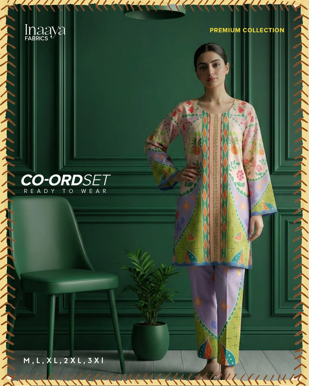 Pastel Pineapple Print Co-ord Set