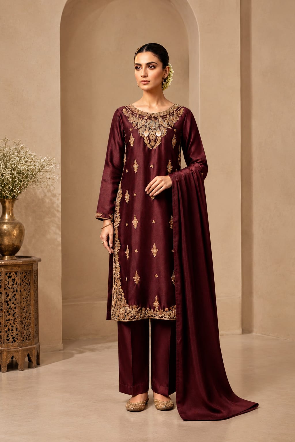 Maroon front