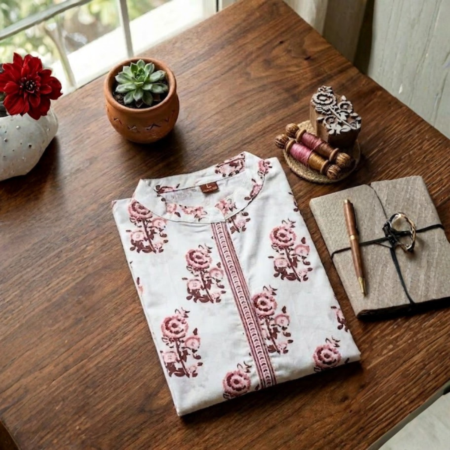 Limited  Printed Collection Cotton Tops  For Women