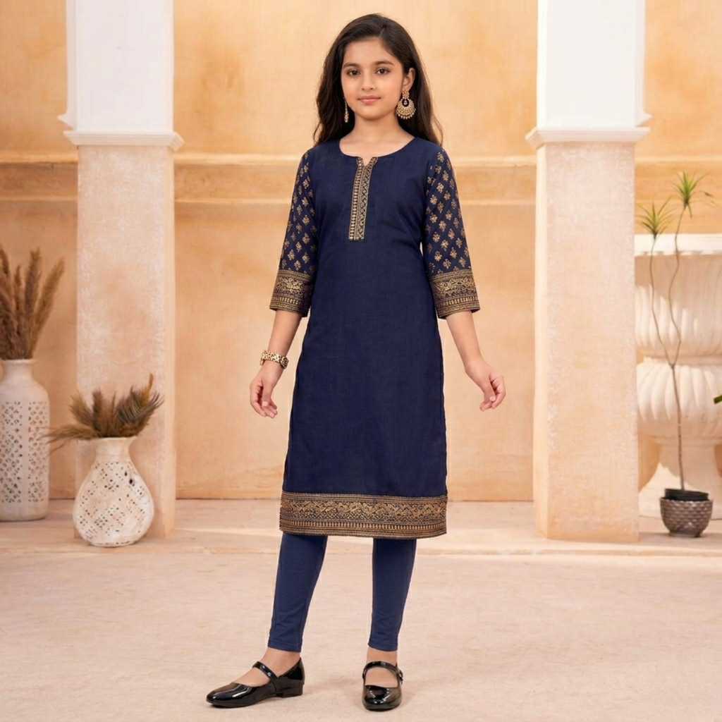 Stylish Cotton Kurti for Kids