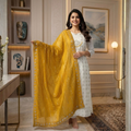 Georgette  Embroidered  3Pcs Suit  For Women  003