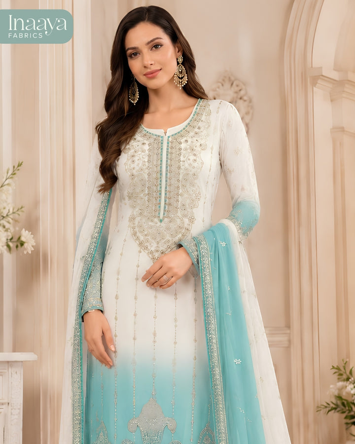 Heavy Crunchy Embroidery & Khatli Work