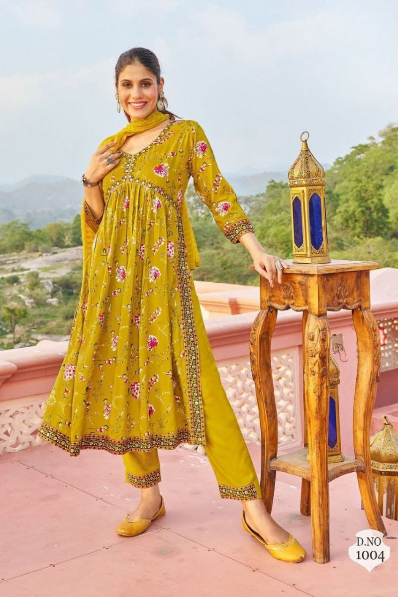 Readymade Kurtis with Bottom and Dupatta