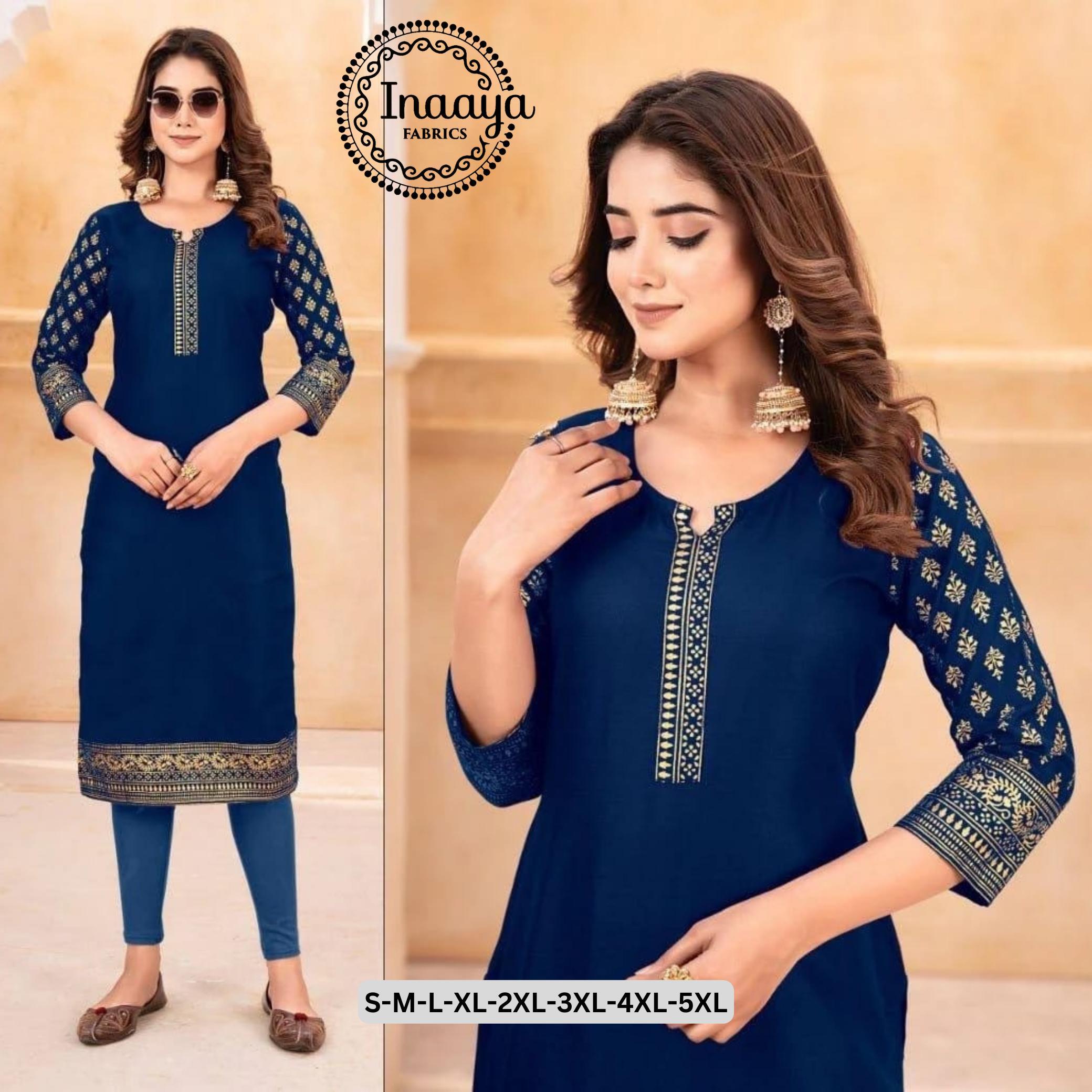 Designer Printed Cotton Kurti Collection For Women