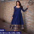 Butterfly Breeze Blue  Gown  For Women
