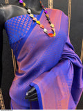 Elegant Jaequard Weave Saree For Women