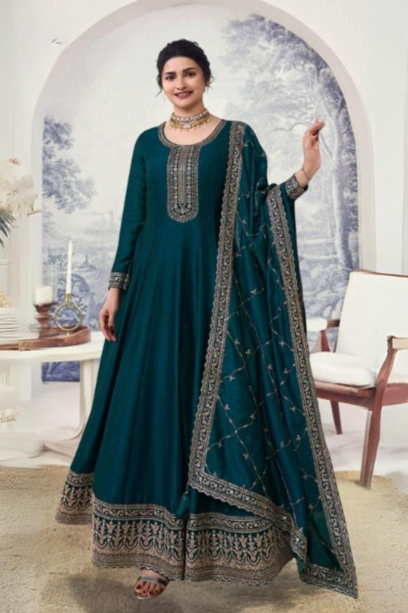 Georgette Silk Anarkali Suts