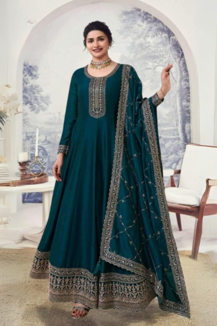 Georgette Silk Anarkali Suts