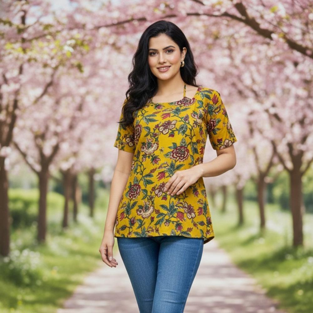 Stylish  Collar Design Tops Collection For Women