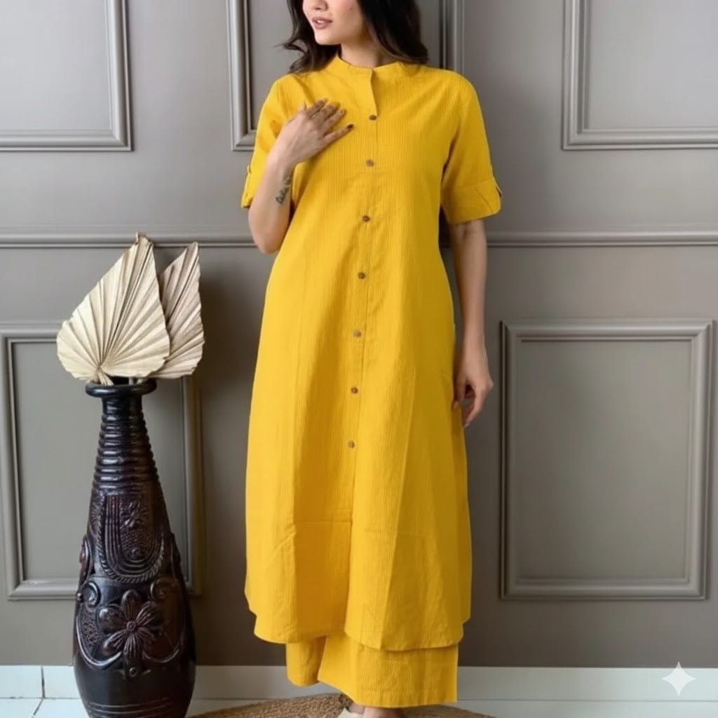 Cotton ReadyMade 2PCS  Suit For Women 002