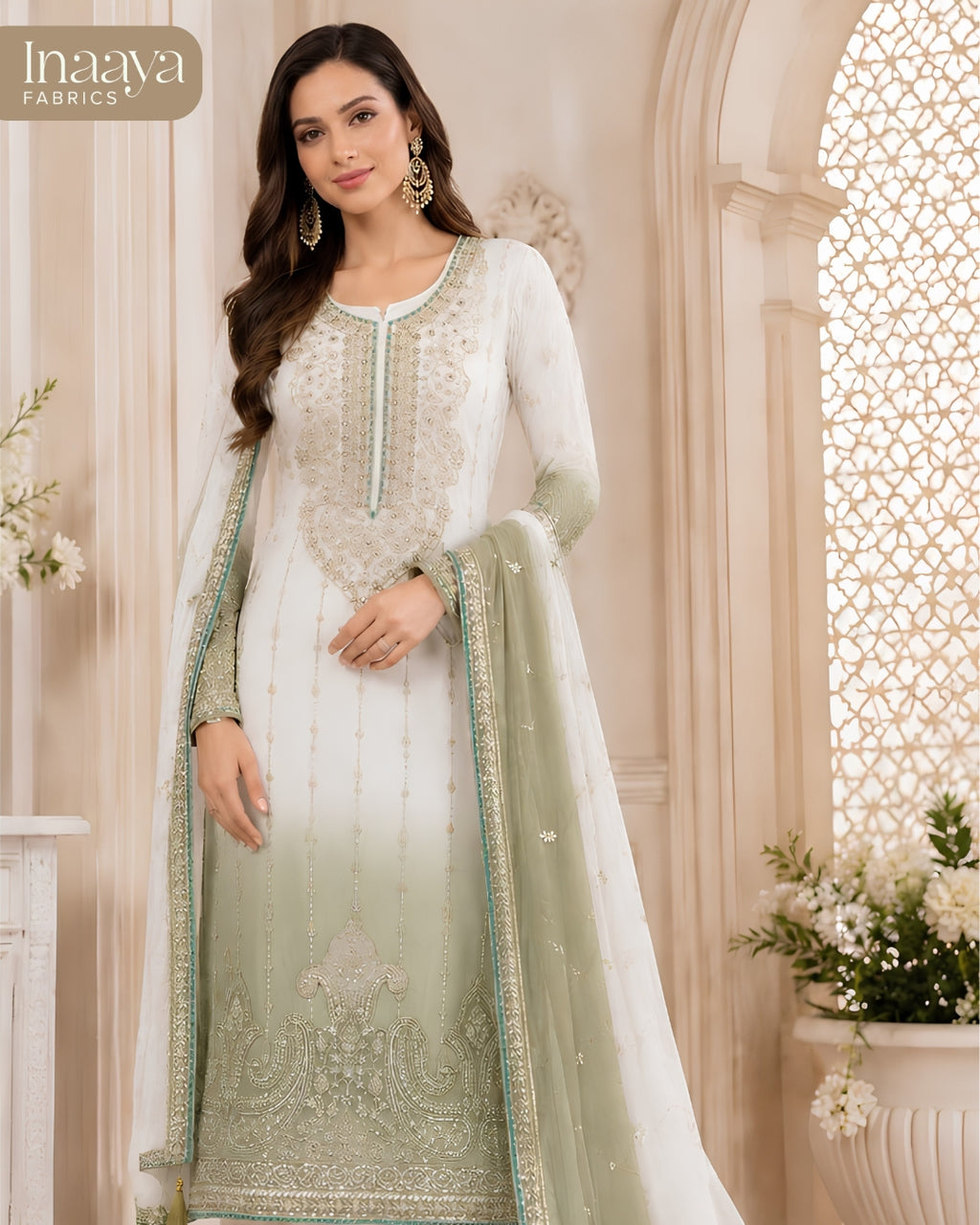 Heavy Crunchy Embroidery & Khatli Work
