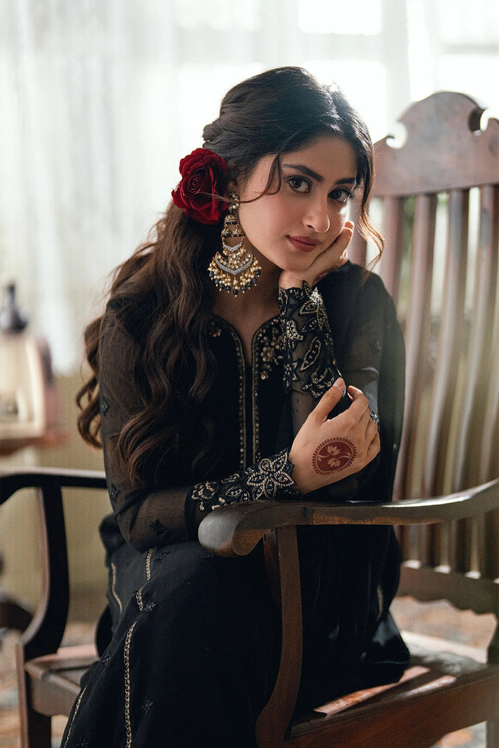 PREMIUM NIGHTINGLES STITCHED 3-PIECE CHIFFON SUIT | Ready To Wear