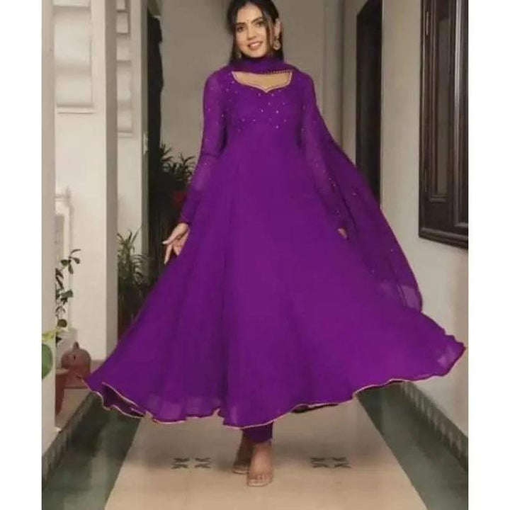Celestial Chic 2Pcs Gown For Women
