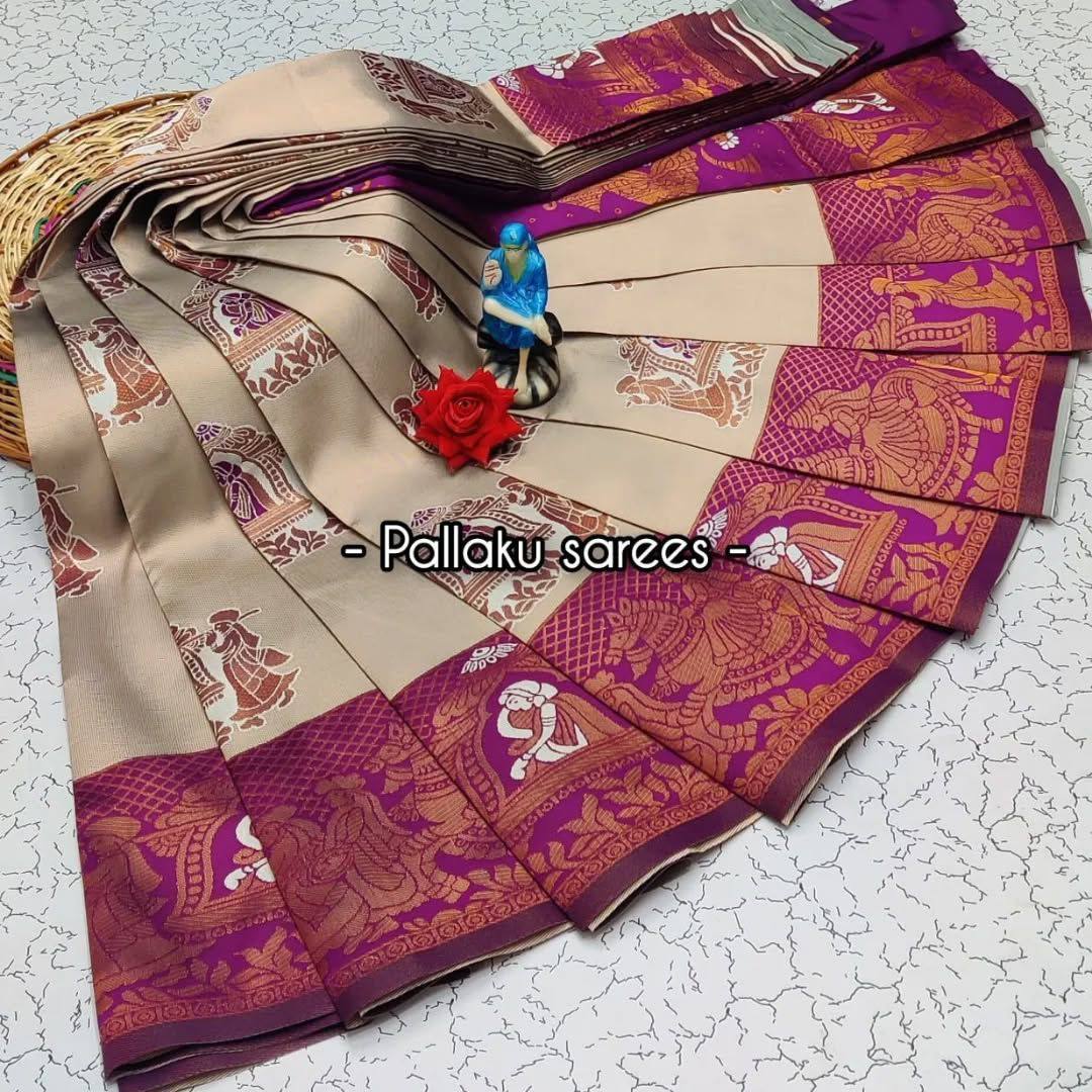 Kalamkari Dream Soft Silk Saree