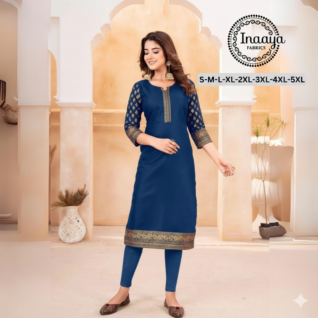 Designer Printed Cotton Kurti Collection For Women