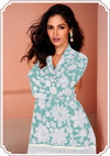 Georgette Embroidered Party Wear Salwar Suit