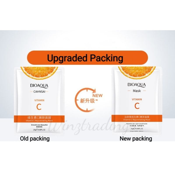 BIOAQUA Cahnsai Vitamin C Masker Rejuvenation Facial Mask Face Mask