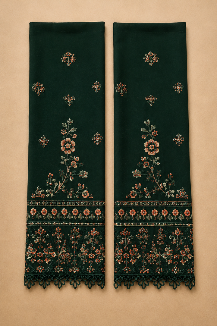 3-Piece Lawn Suit with Embroidered Chiffon Dupatta | Ready to Wear