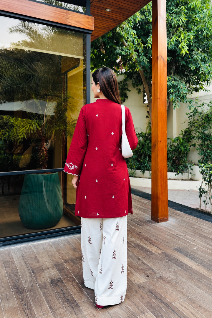 Dhannak Airjet Heavy Embroidered 2 Piece | Ready-to-Wear Suit