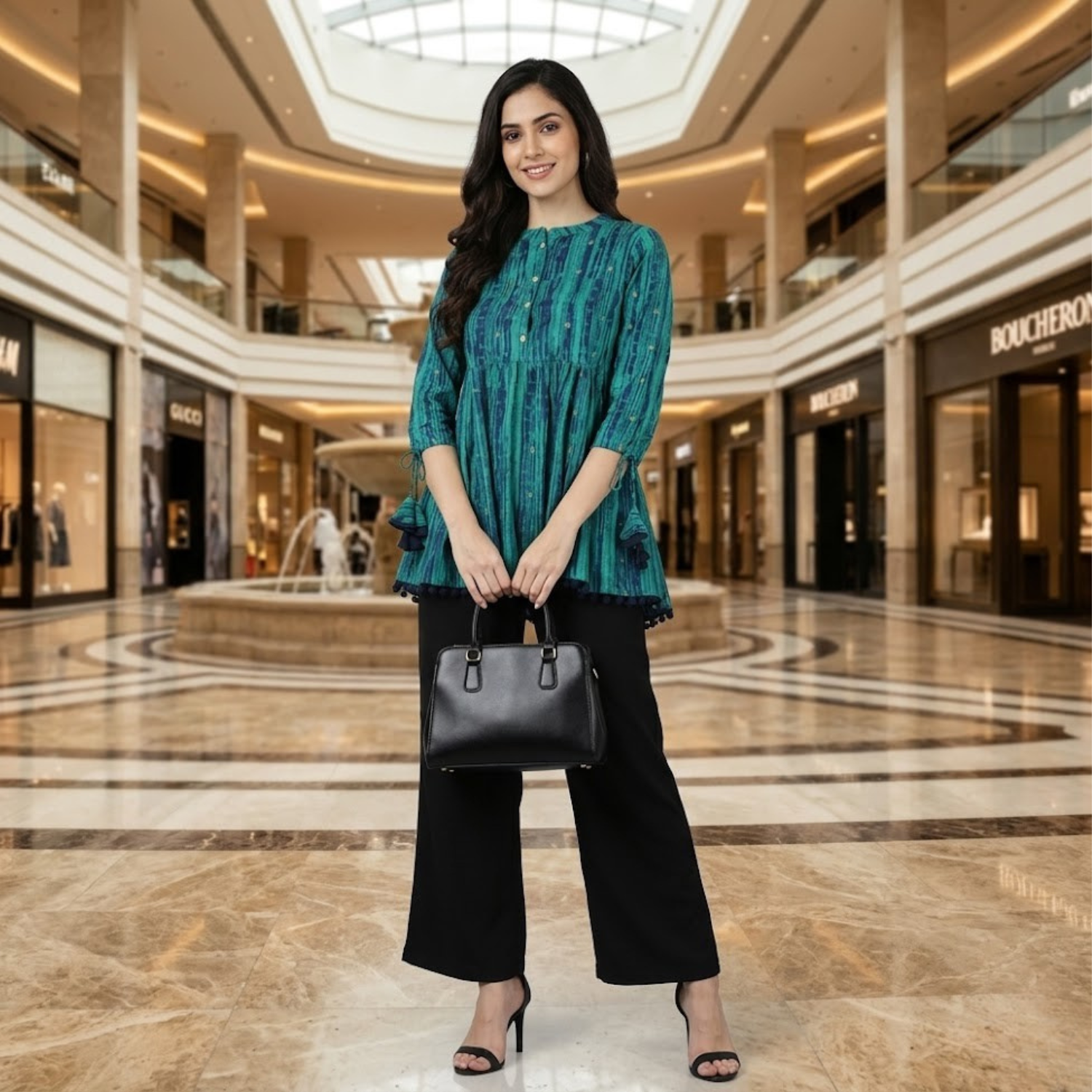 Designer Printed Cotton Tops Collection For Women