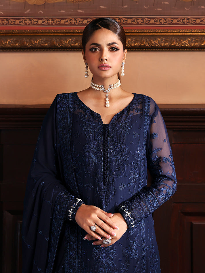 Semi Pure Chiffon  &amp; Semi Pure Chiffon Dupatta  | Ready to Wear