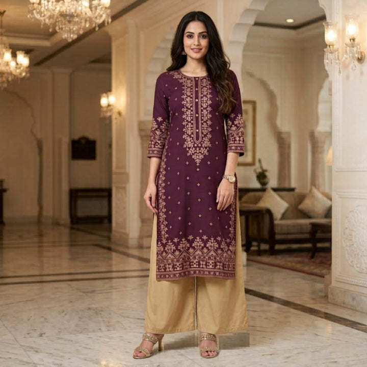 ( BAJU SHJ) Indian Ready Embroidery Festive Kurti Collection For Women
