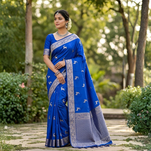 Heavy Elegant Printed Soft  Silk Saree  Collection For Women