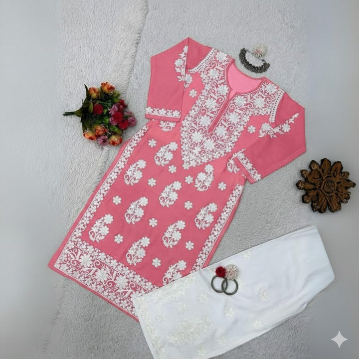 Premium Kurti Plazzo 2pcs Set For Women 001