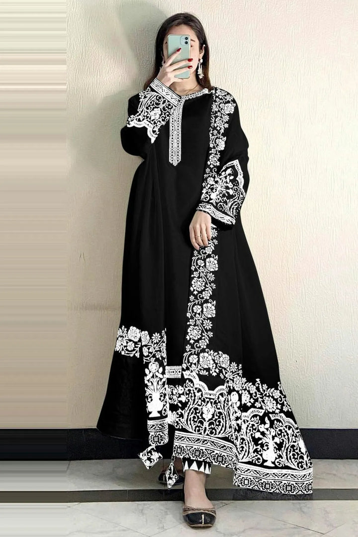 Premium Faux Georgette Suit