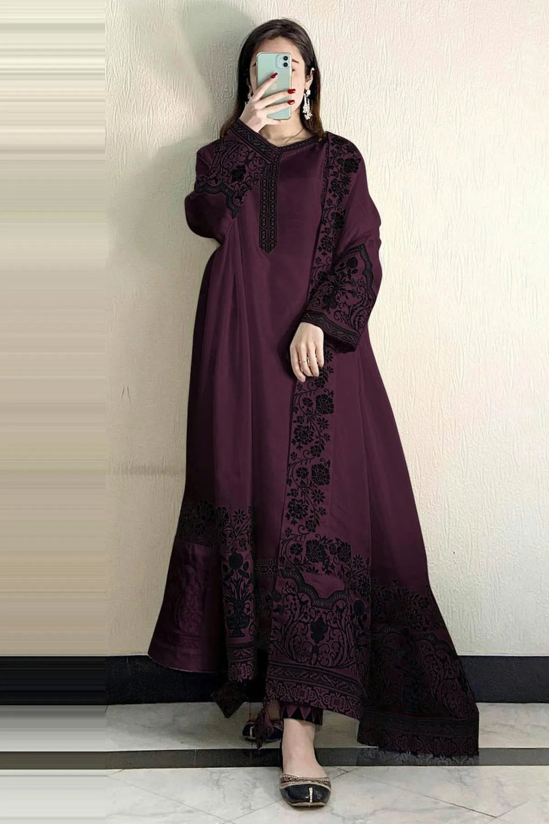 Premium Faux Georgette Suit