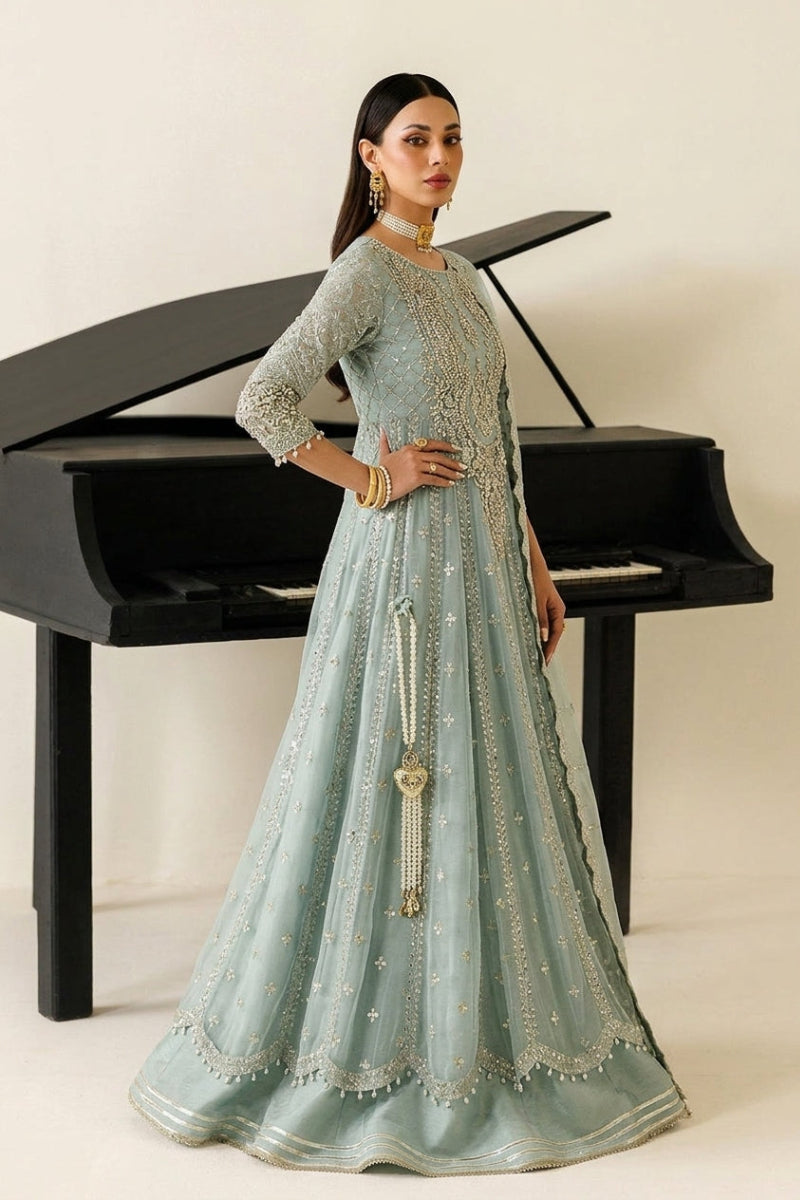 Heavy Embroidered Chiffon suit | Ready To Wear