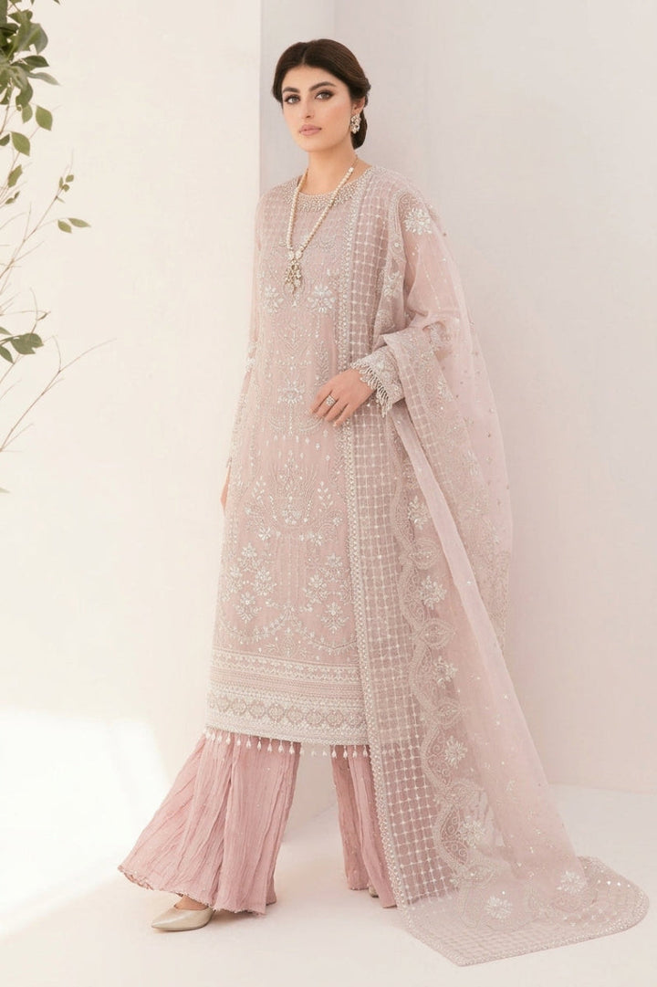Heavy Sequence Embroidered Organza 3-Piece Suit | Ready To Wear