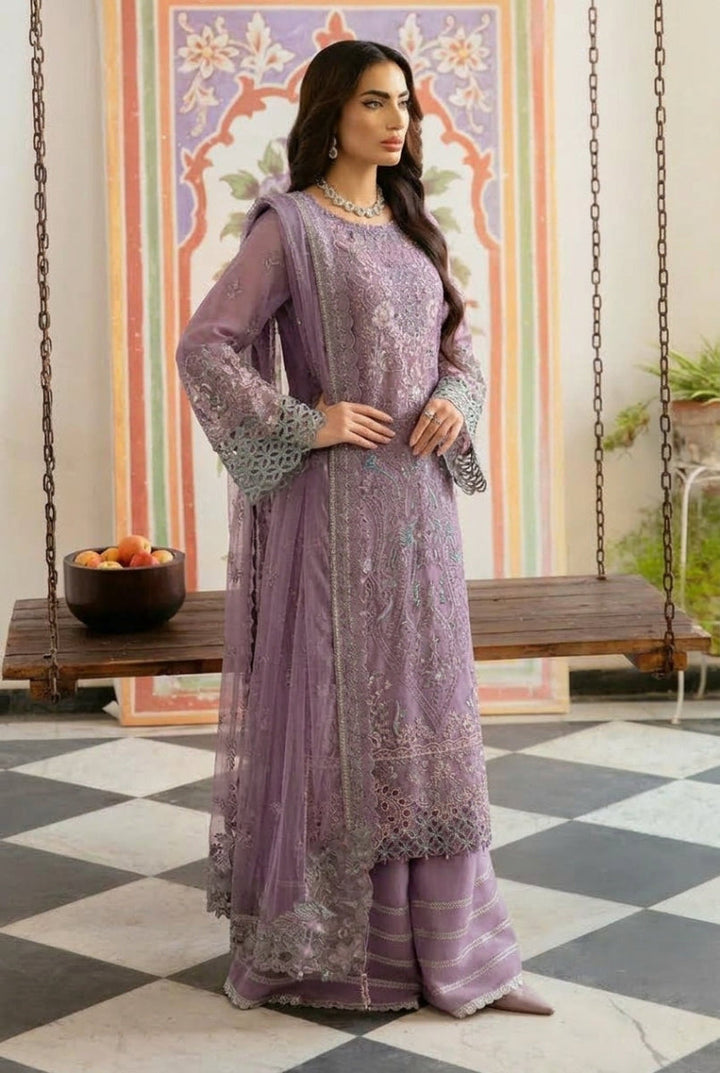 Luxury Embroidered Chiffon 3-Piece Suit | Ready To Wear