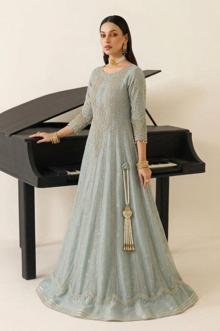 Heavy Embroidered Chiffon suit | Ready To Wear