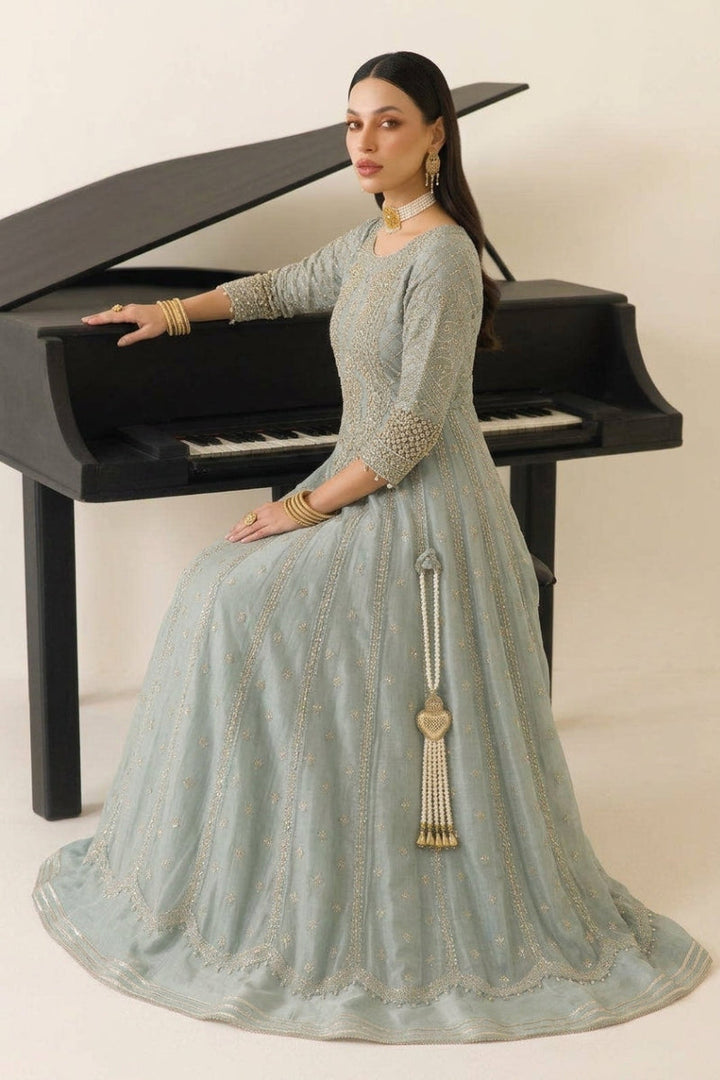 Heavy Embroidered Chiffon suit | Ready To Wear